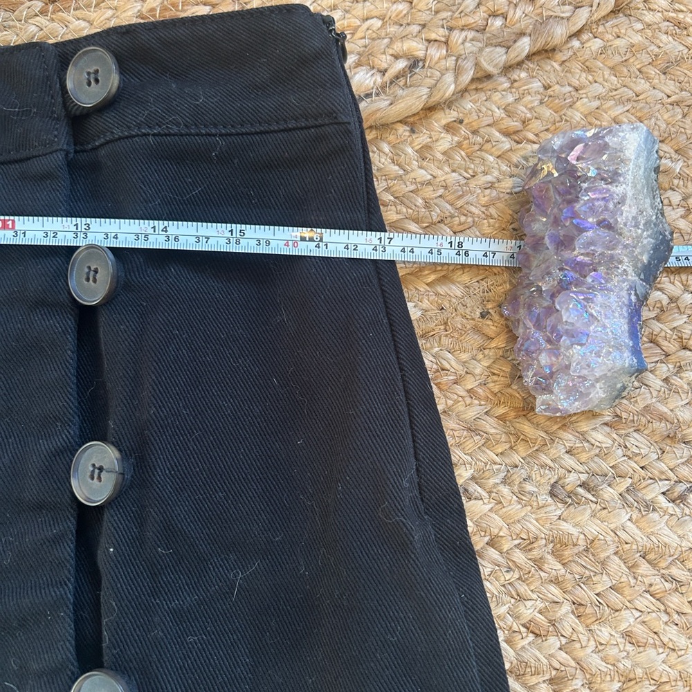 Button-Front Mini Skirt - image 6